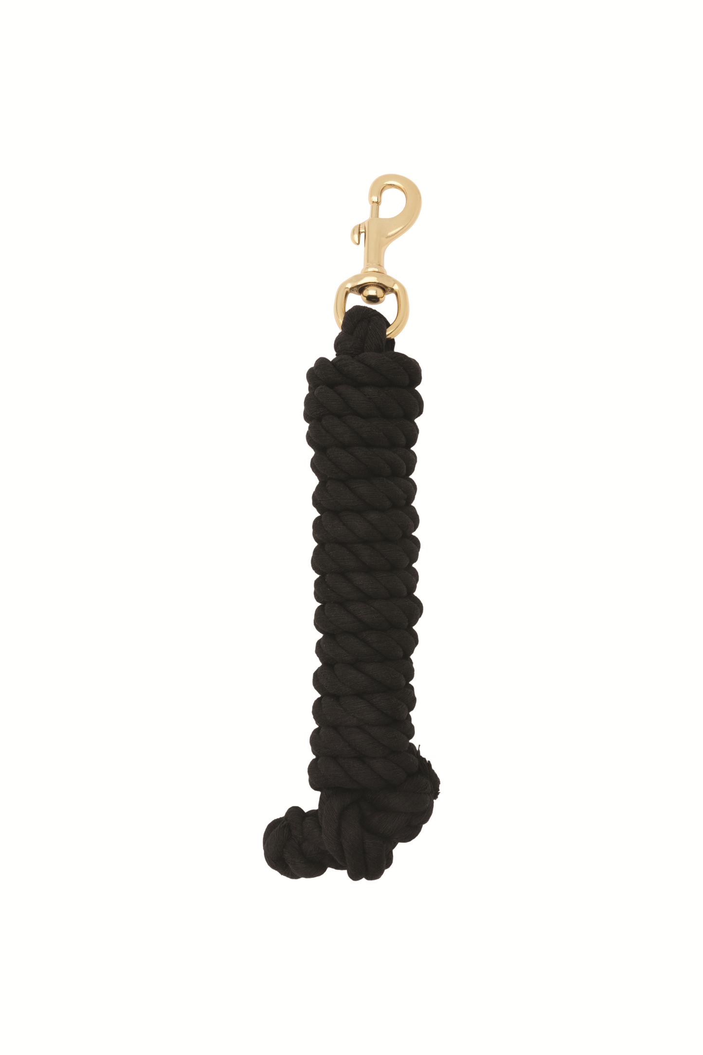 Cotton Lead Rope with Brass Plated 225 Snap, 5/8" x 10'