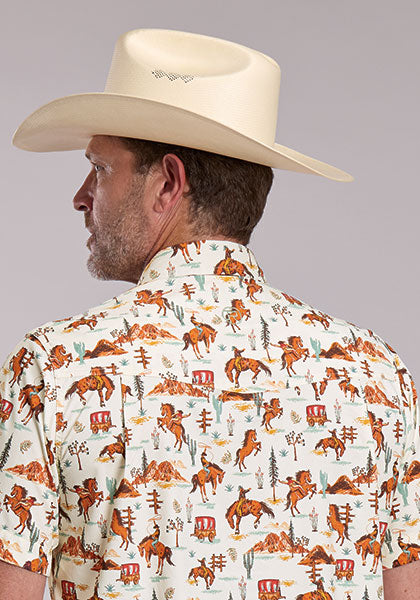 Mens Shortsleeve Western