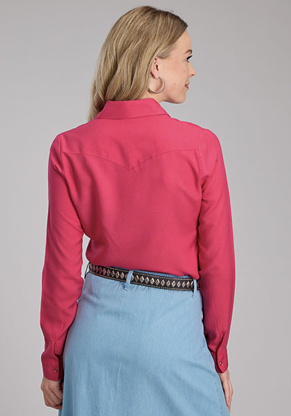 Ladies Western Shirt Pink