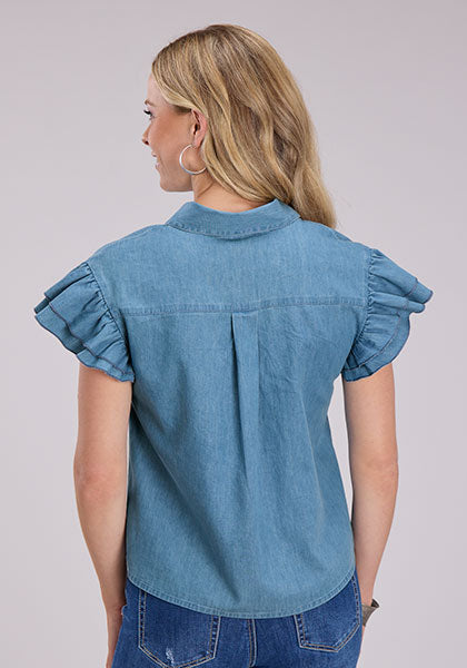 Ladies Denim Blouse