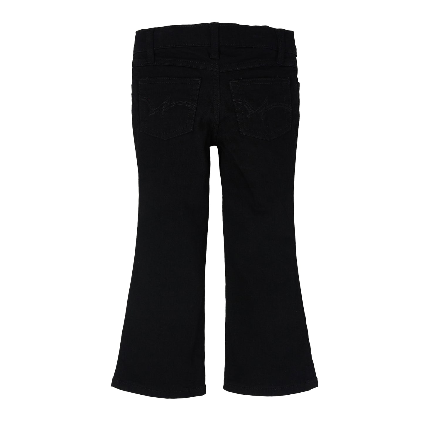 Girls Black Bootcut Jeans