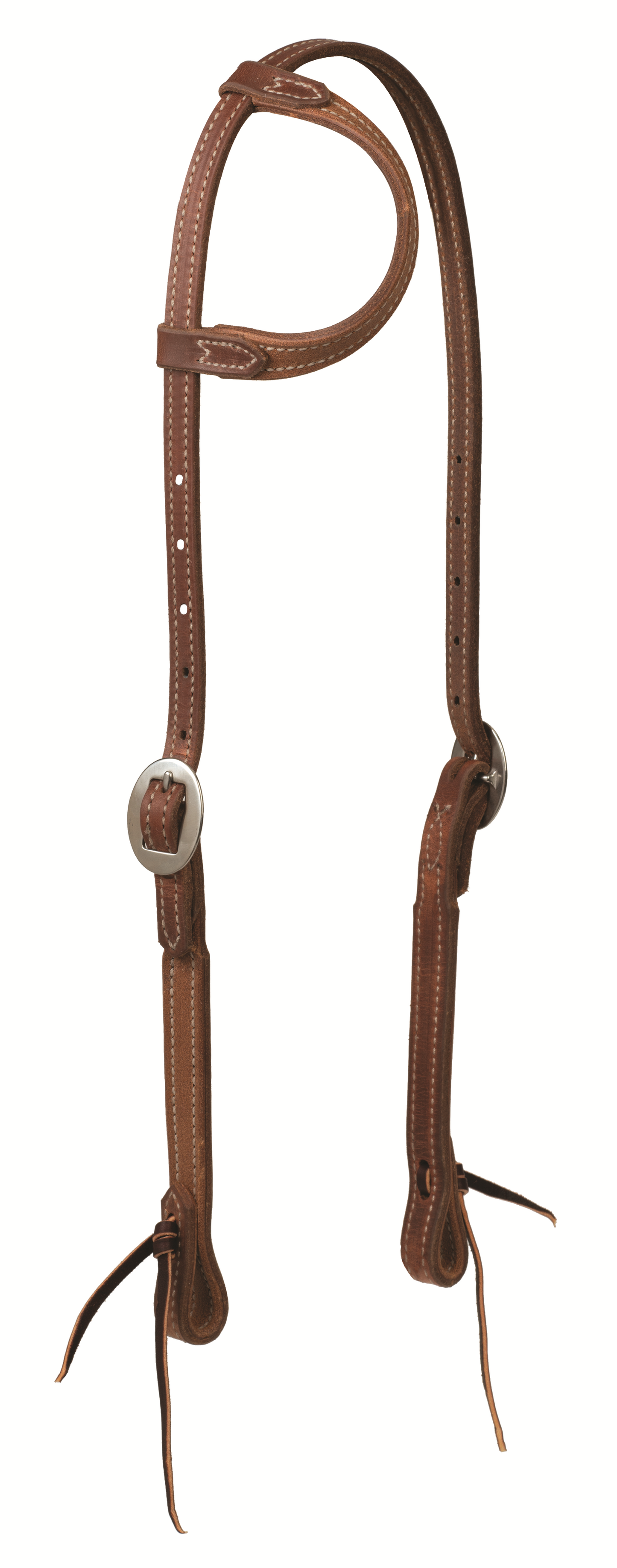 Rough Out Oiled Hermann Oak® Sliding Ear Headstall