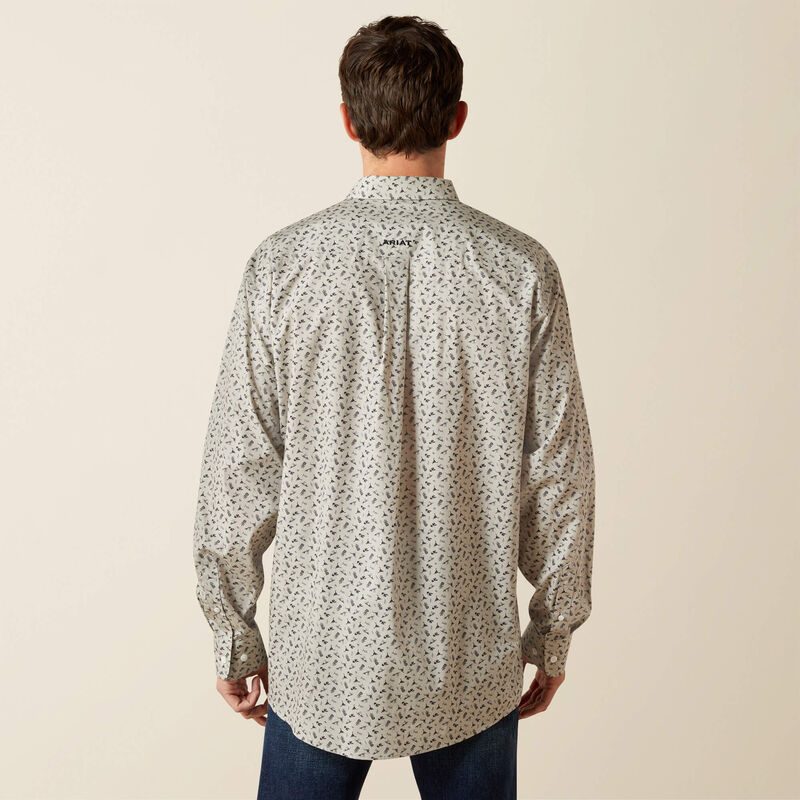 Mens Wrinkle Free Classic Fit Western