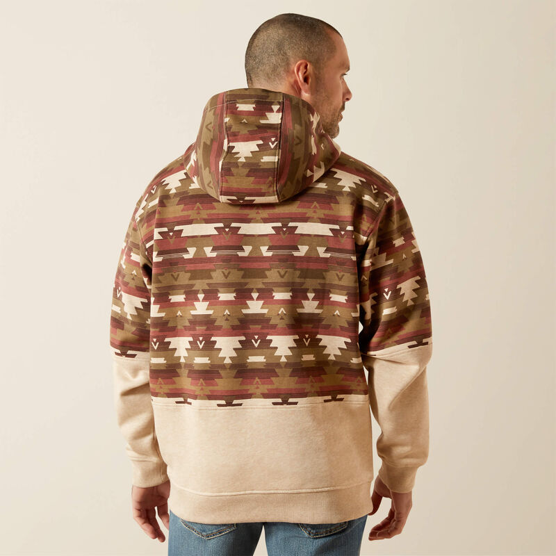 Mens Color Block Hoodie