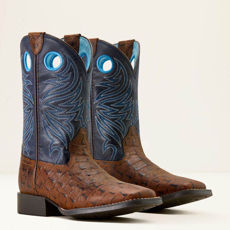 Knox Wide Square Toe Western Boot
