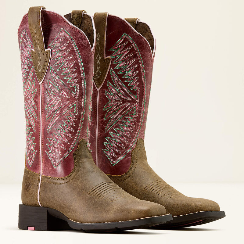 Round Up Ruidoso Wide Square Toe Western Boot