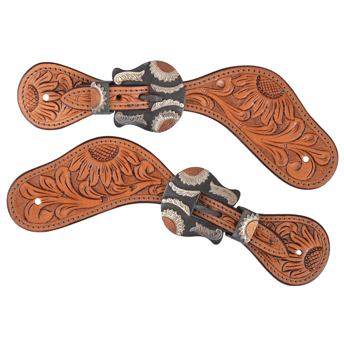 Copper Sunflower Spur Straps
