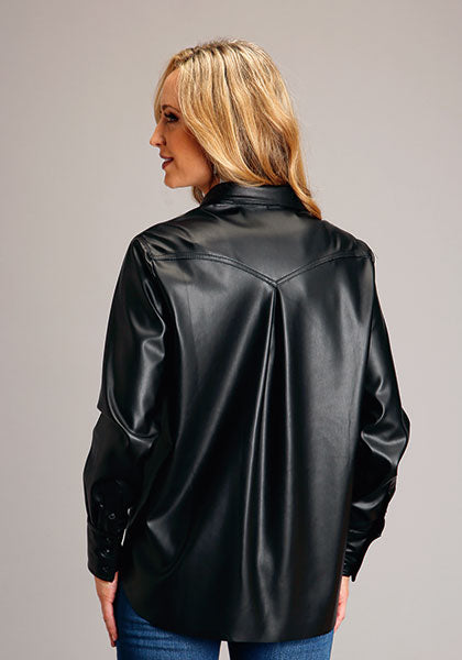 Ladies Faux Leather Western