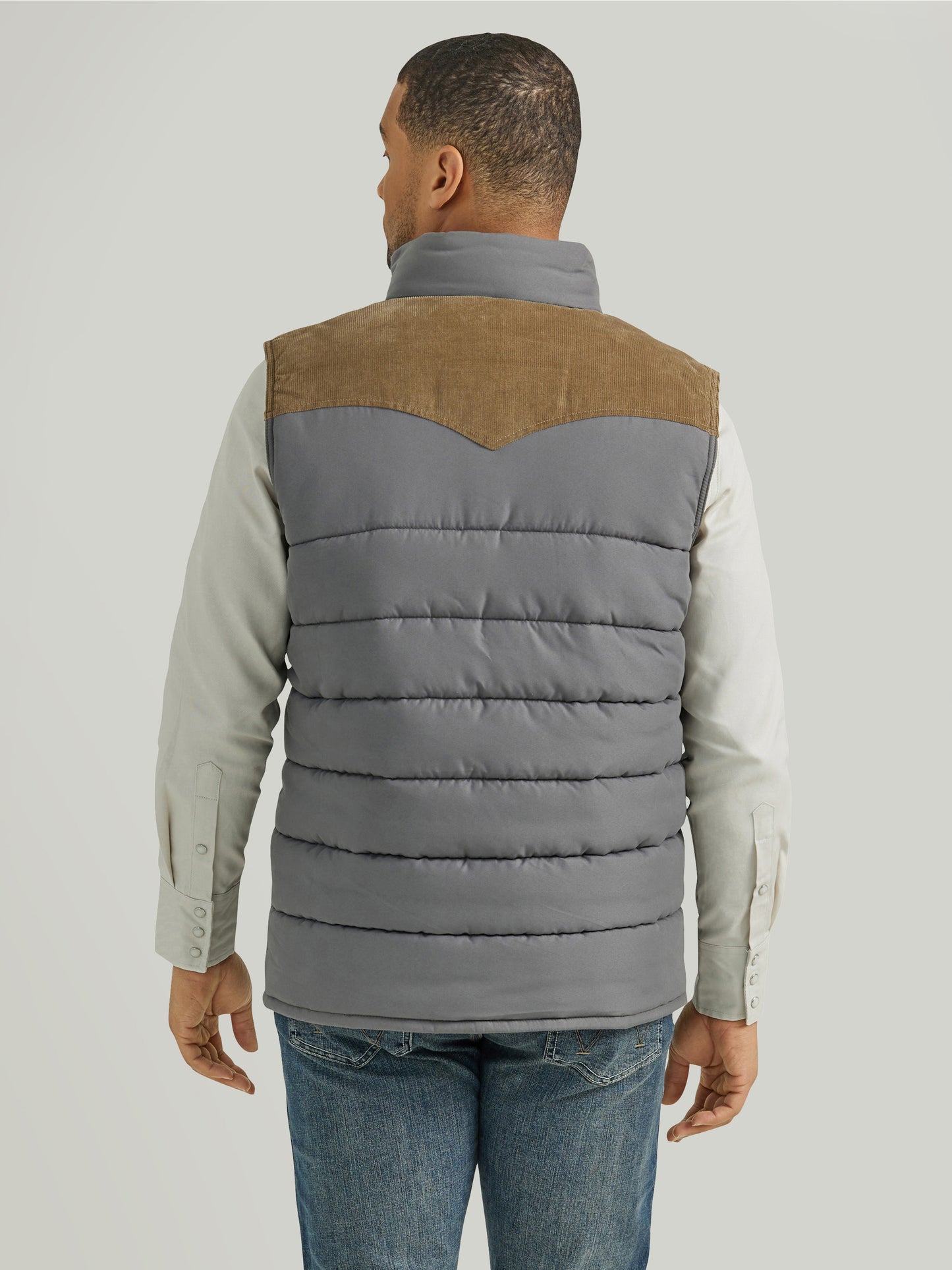 Men's Corduroy Puffer Vest