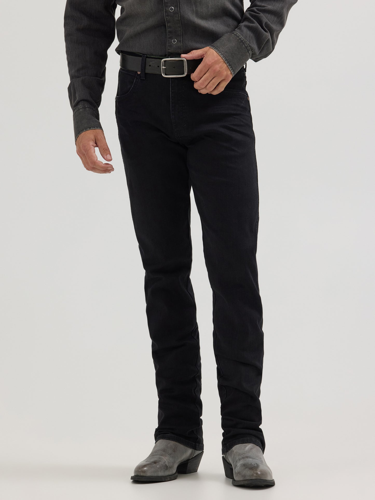 Men's Retro Slim Straight Jean- Blackwell