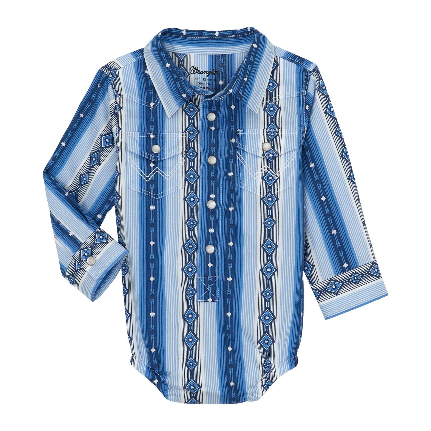 Infant Boys Western Shirt Onesie