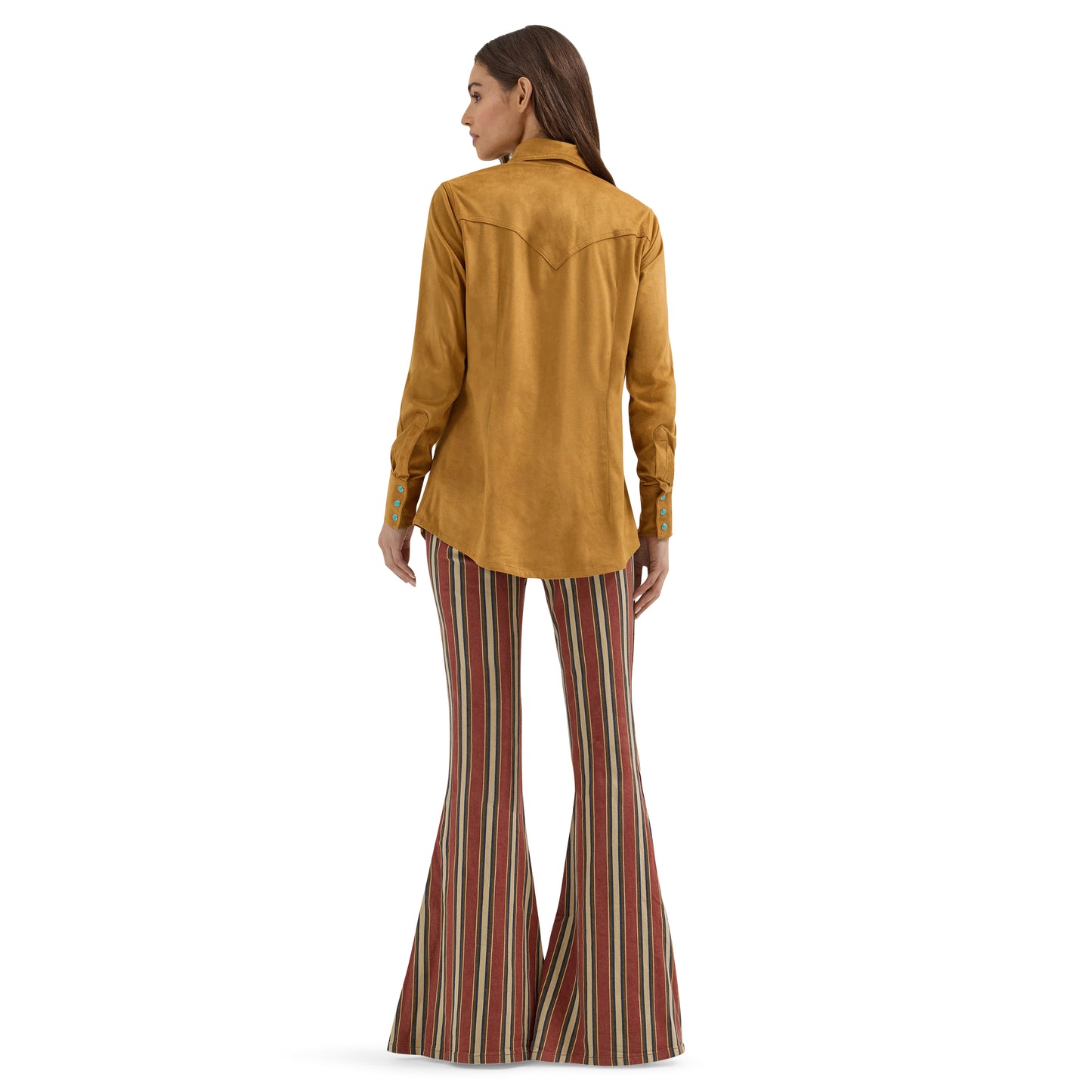 LADIES WESTERN SHIRT SUEDE