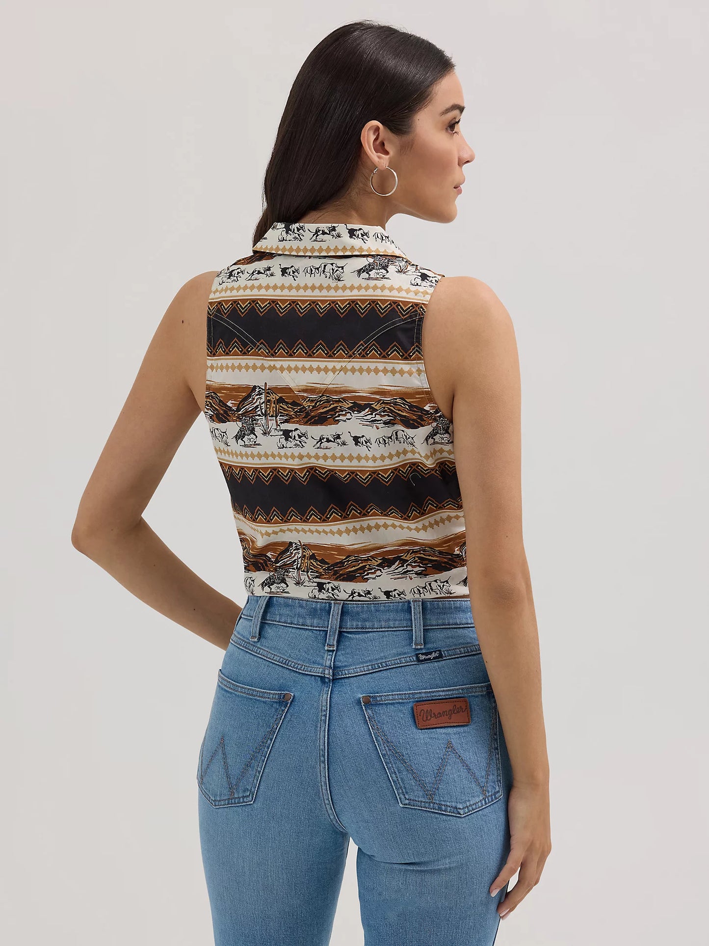 Ladies Vintage Sleveless Western