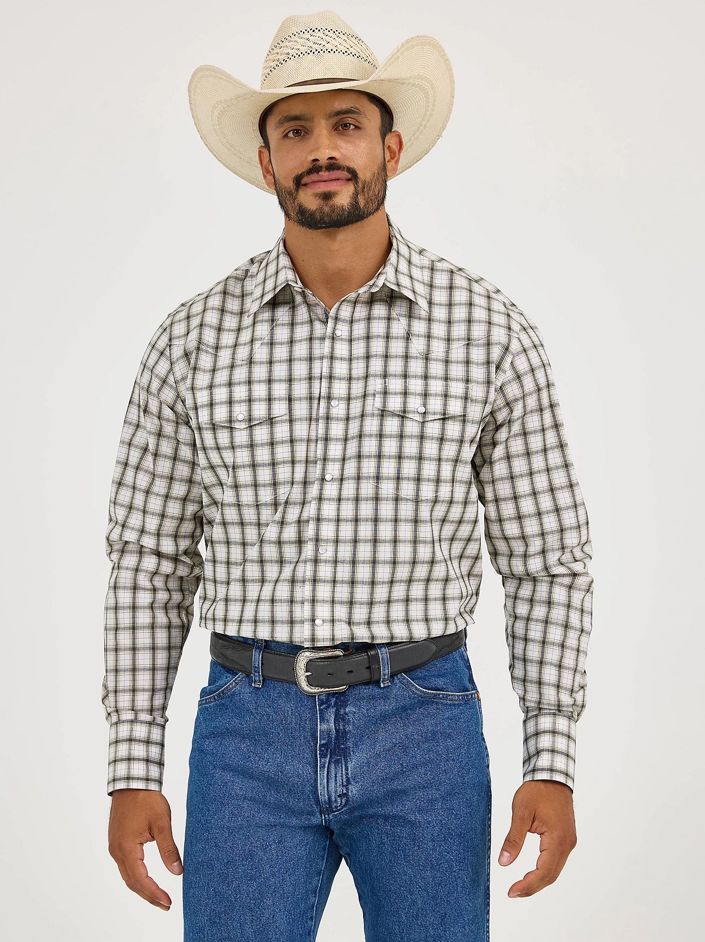 Men's Wrinkle Resist Western Shirt
