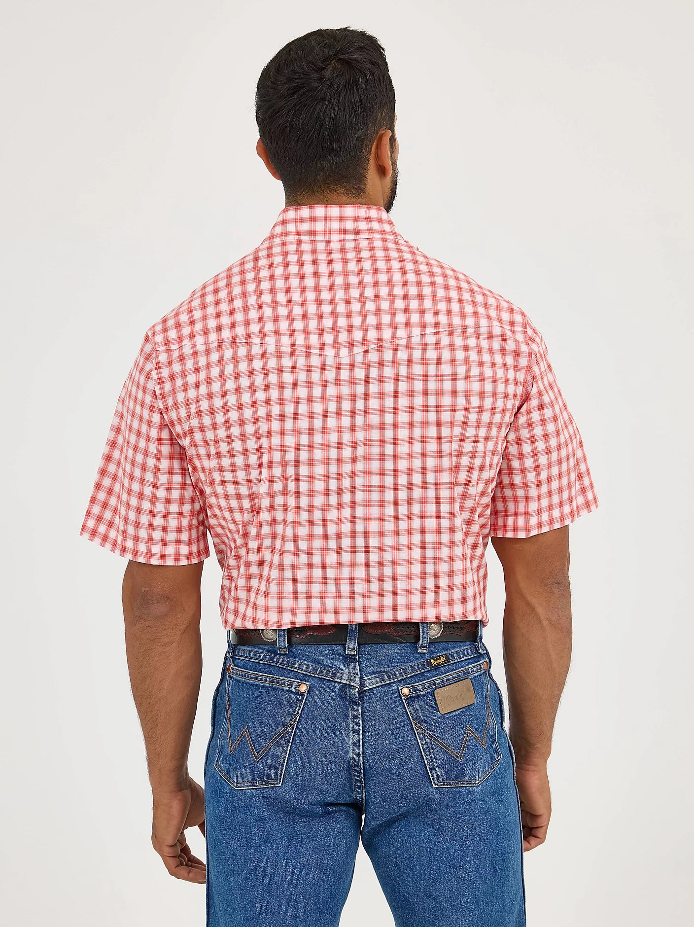 Men's Wrinkle Resist Short Sleeve Western