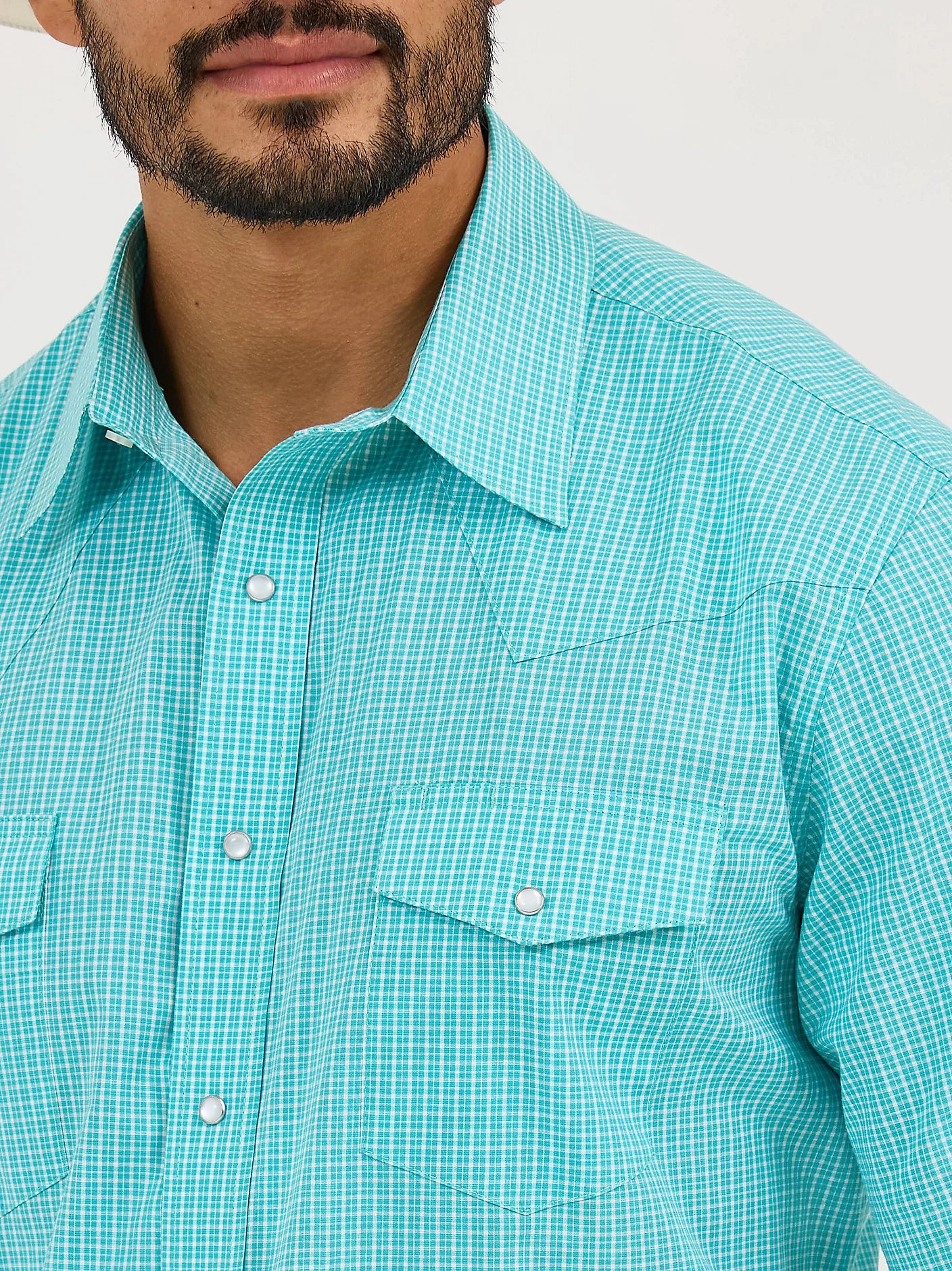 Men's Wrinkle Resist Short Sleeve Western
