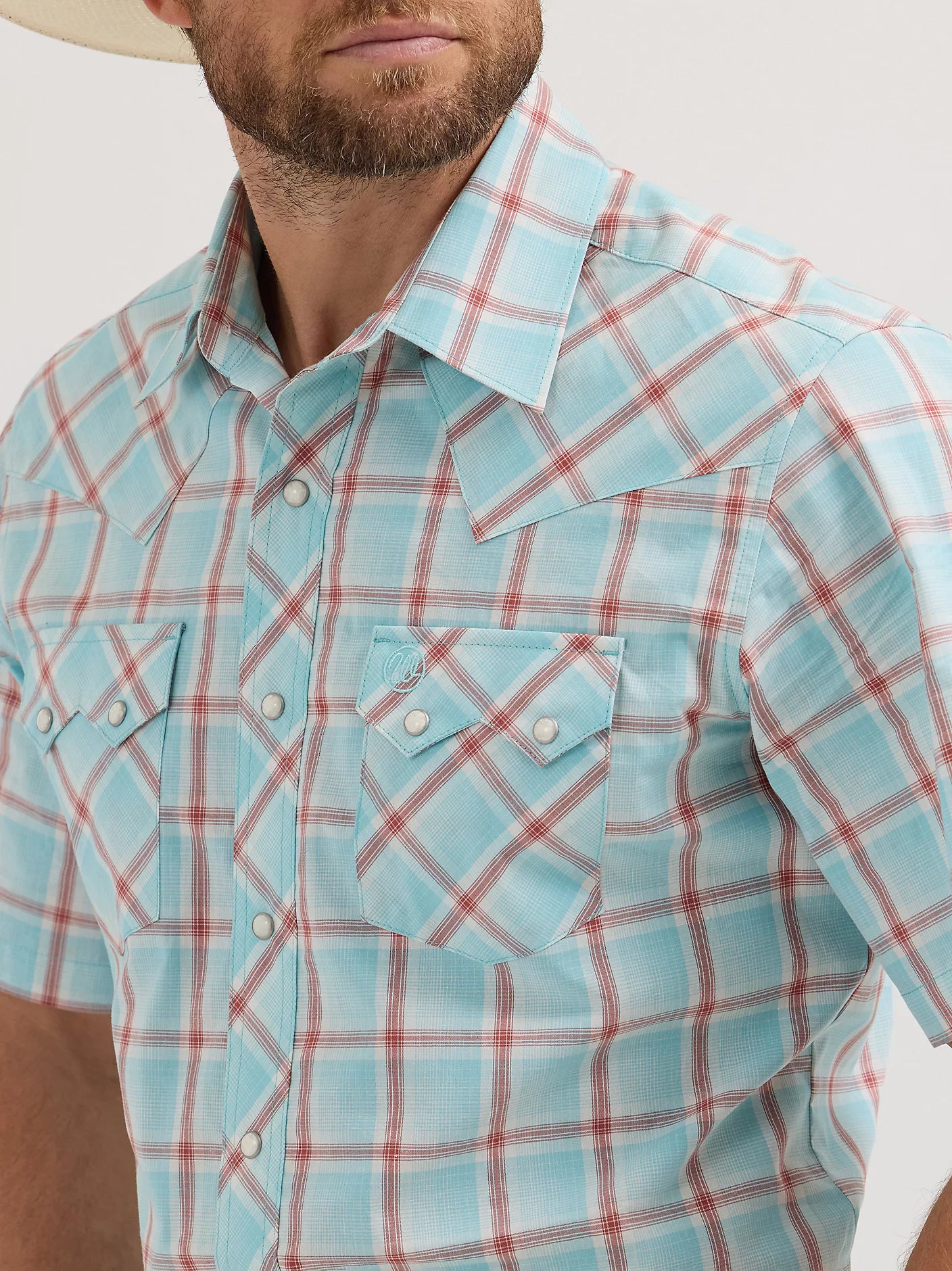 Men's Modern Fit Short Sleeve Western