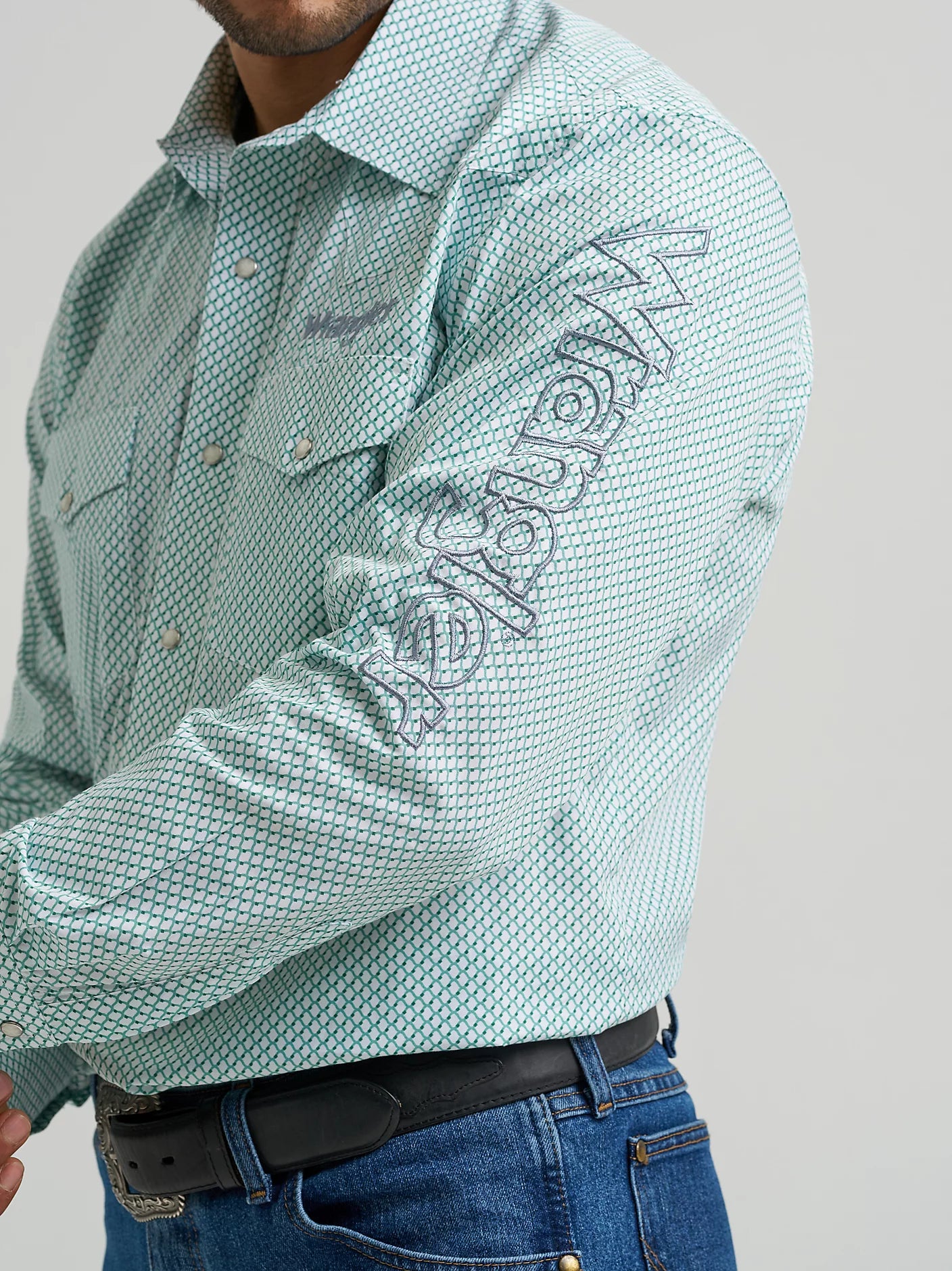 Men's Logo Western Shirt