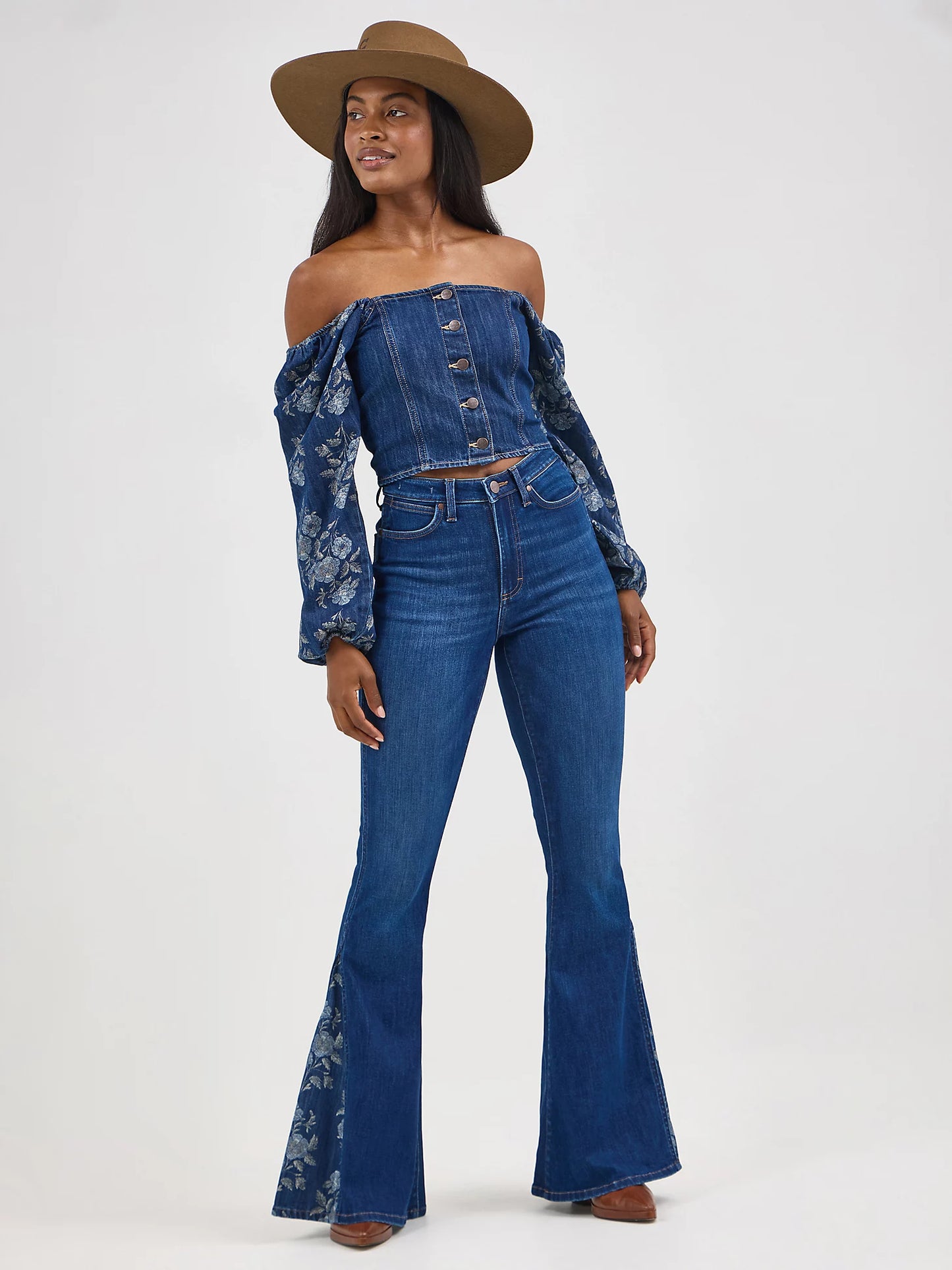 Ladies Denim Blouse