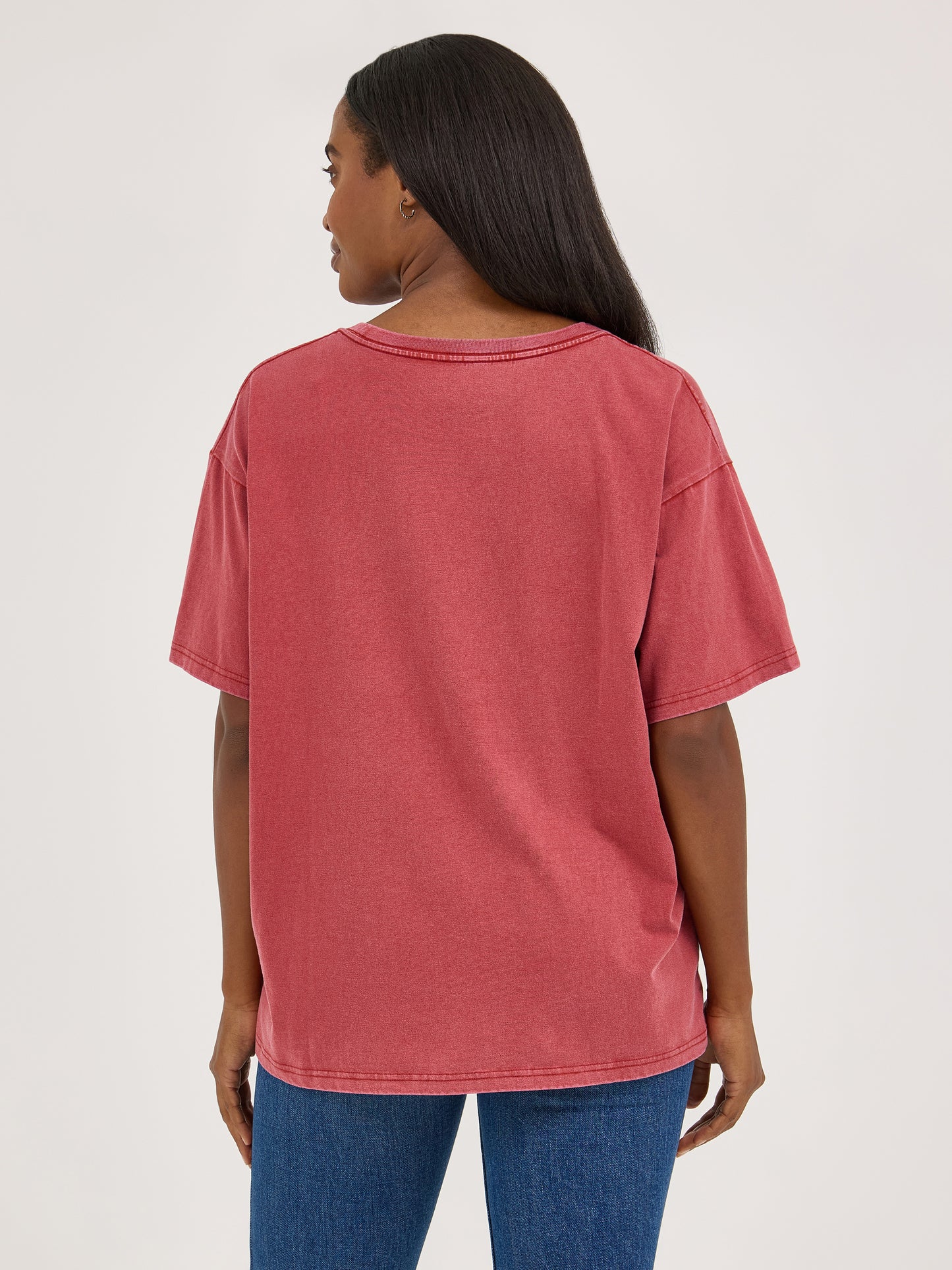 Ladies Oversided Graphic Tee