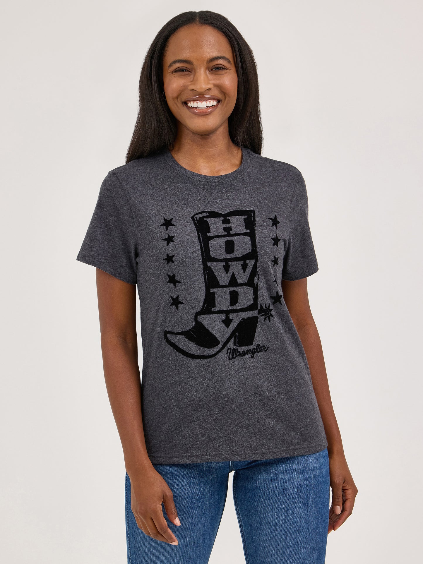 Ladies Graphic Knit Tee