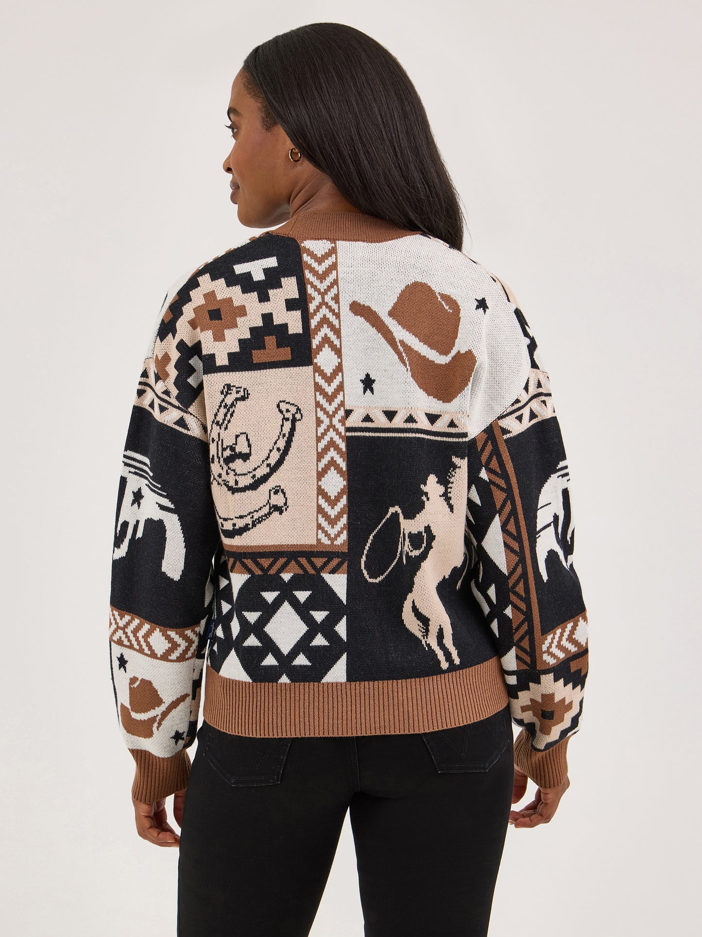 Ladies Cropped Cardigan