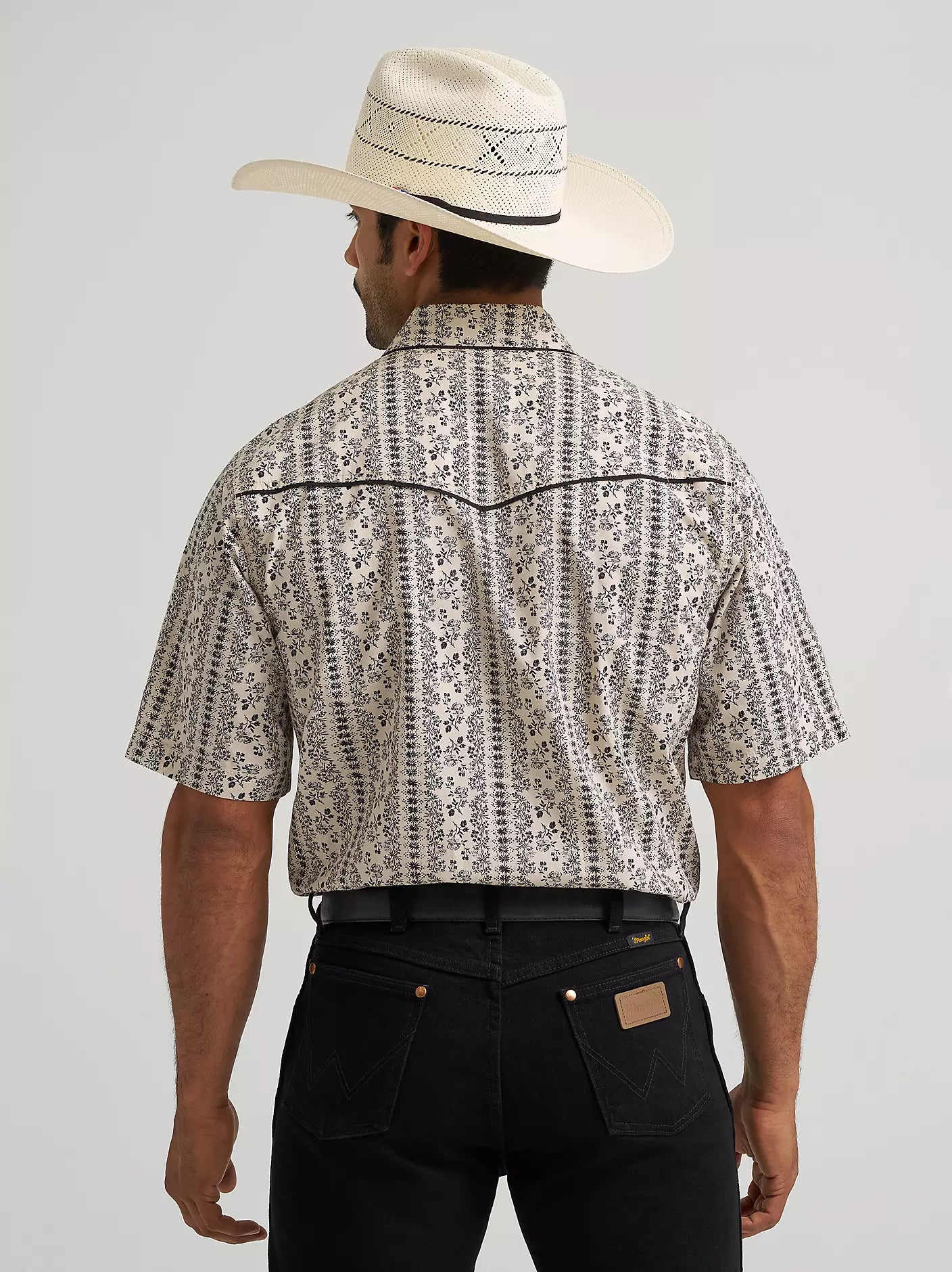 Mens Shortsleeve Vintage Western