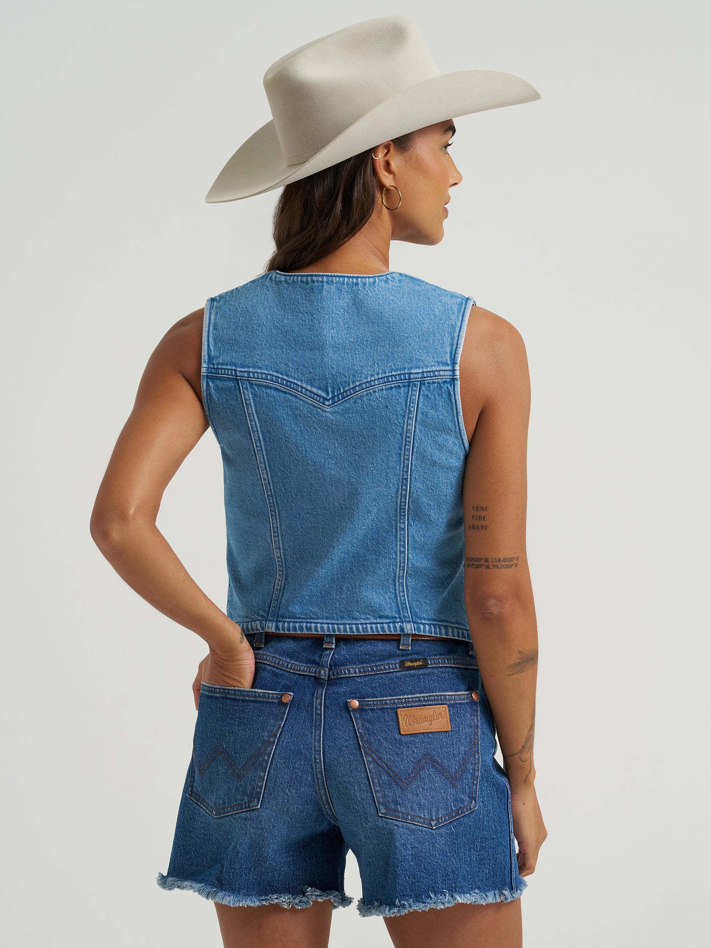 Ladies Denim Vest