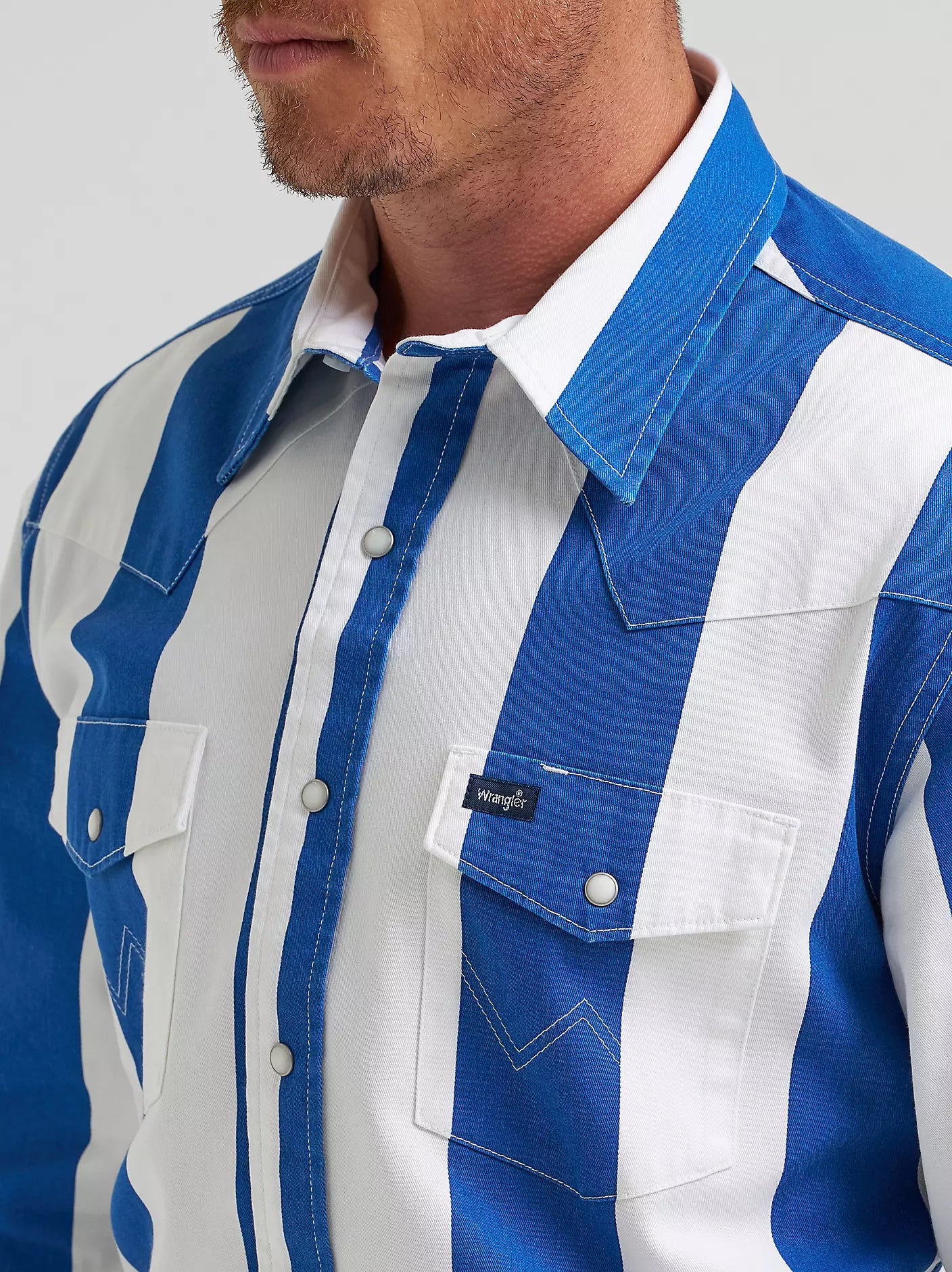 Vintage-Inspired Brushpopper Western Snap Workshirt