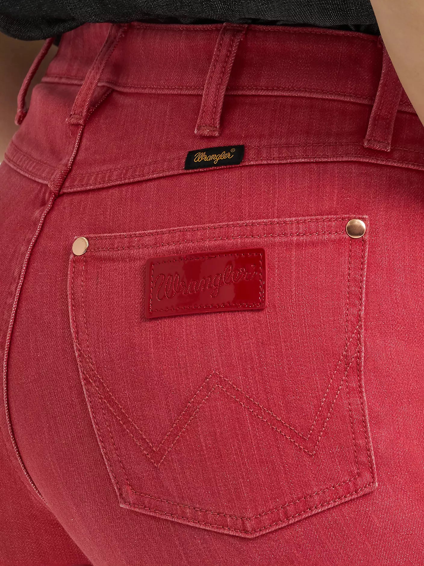Lainey Wilson x Wrangler Red Flare Jeans
