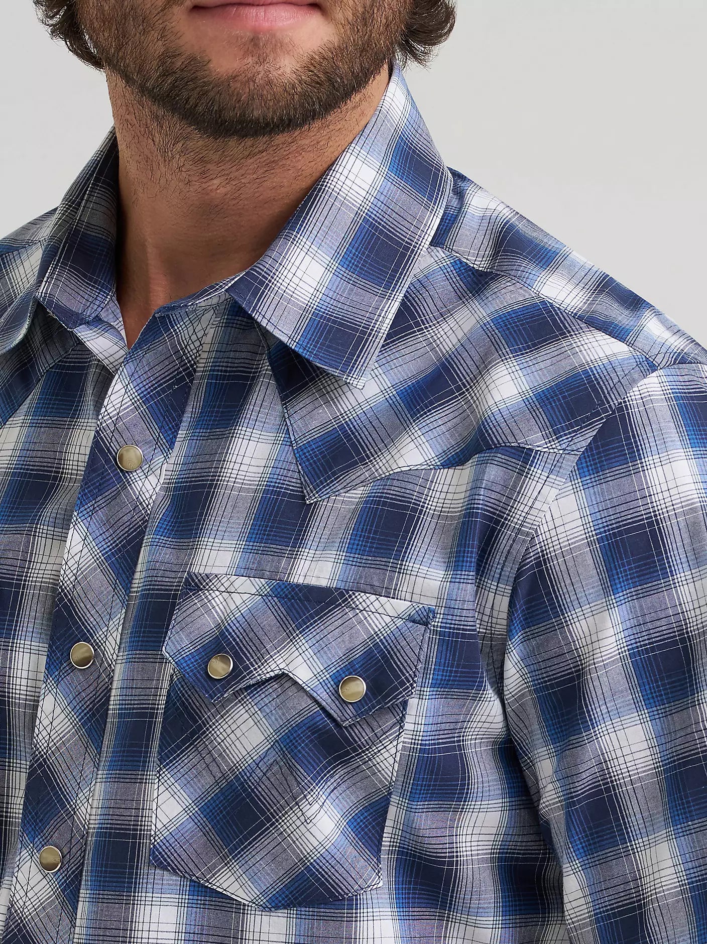 Retro® Short Sleeve Sawtooth Pocket Western Snap Shirt
