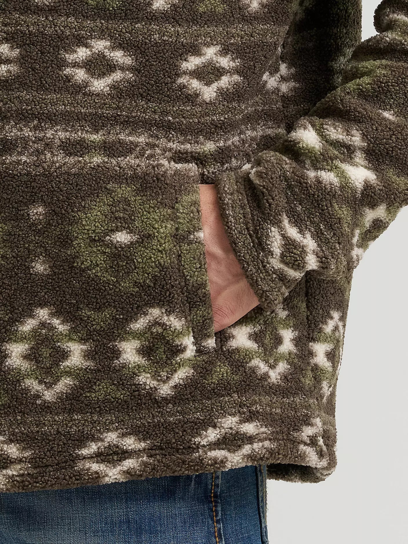 Men's Hay Away Sherpa Quarter-Zip Pullover