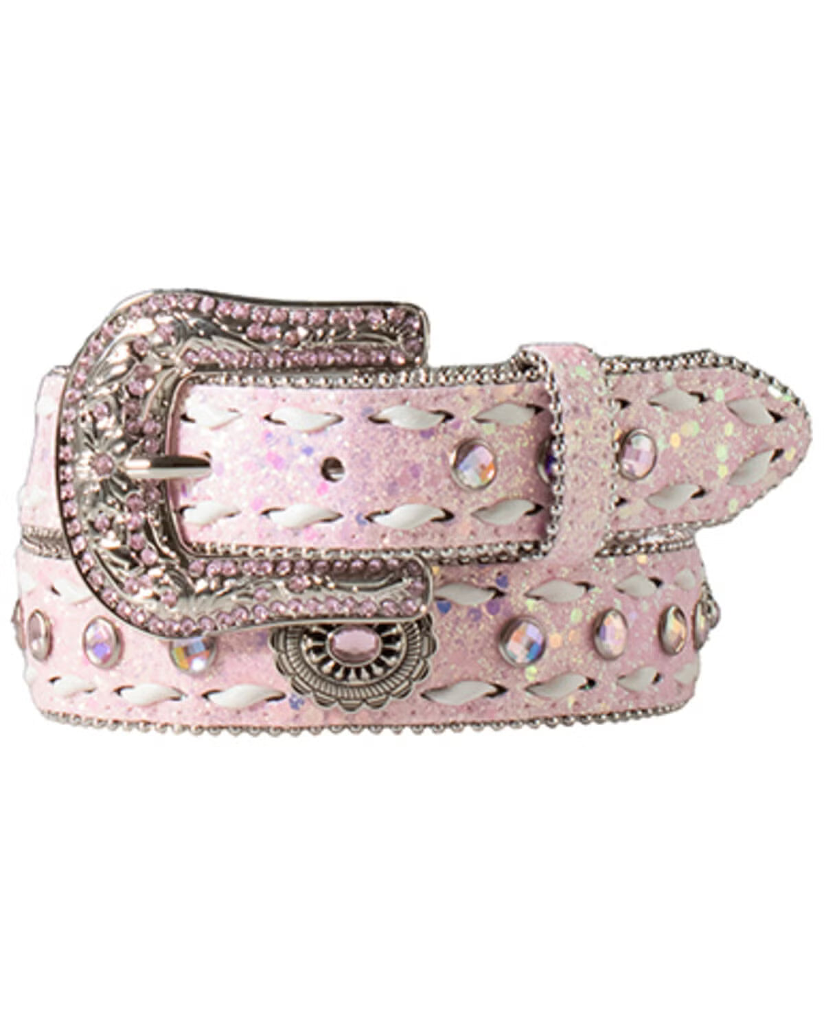 Kids Pink Concho Belt