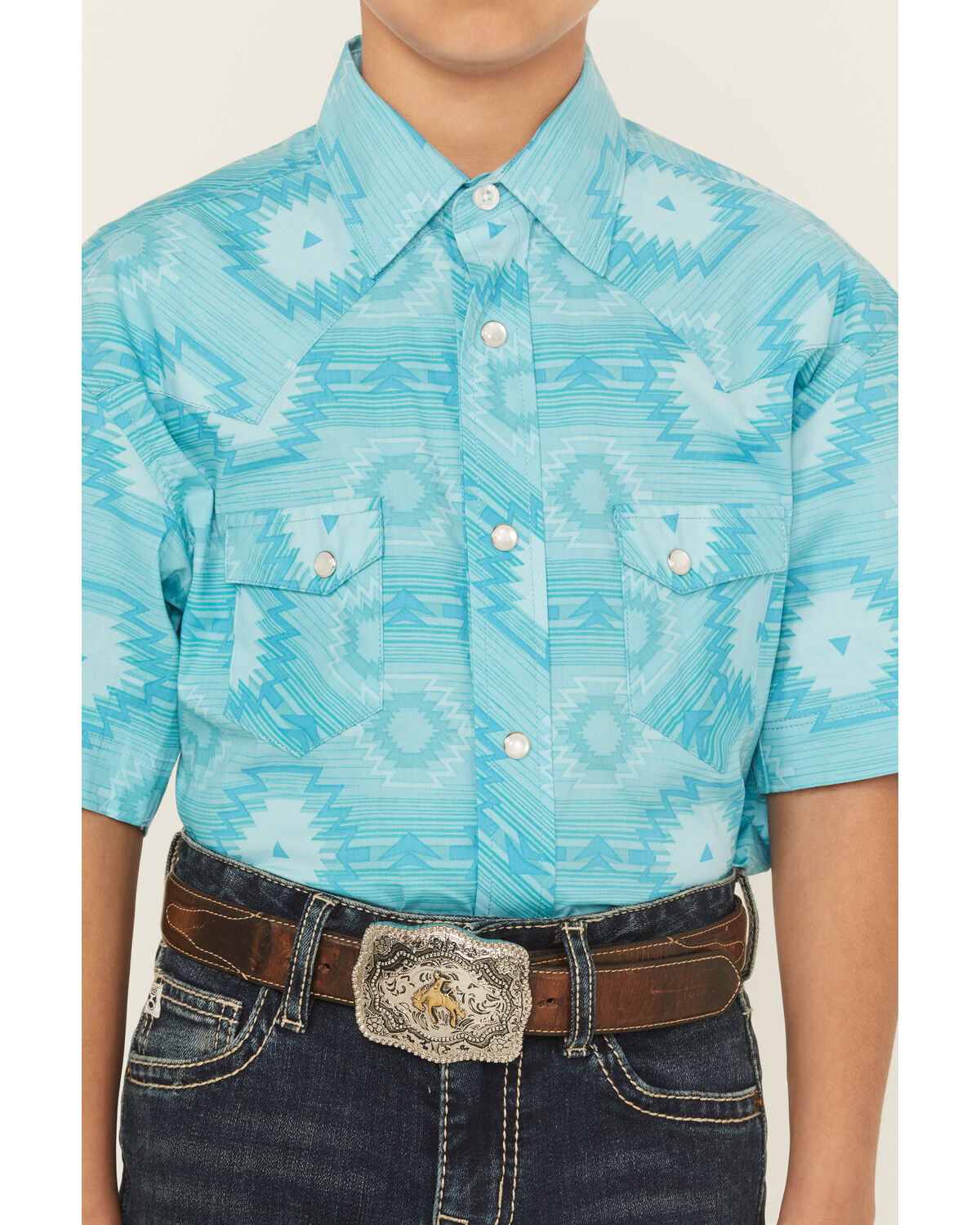 Boys Shortsleeve Western