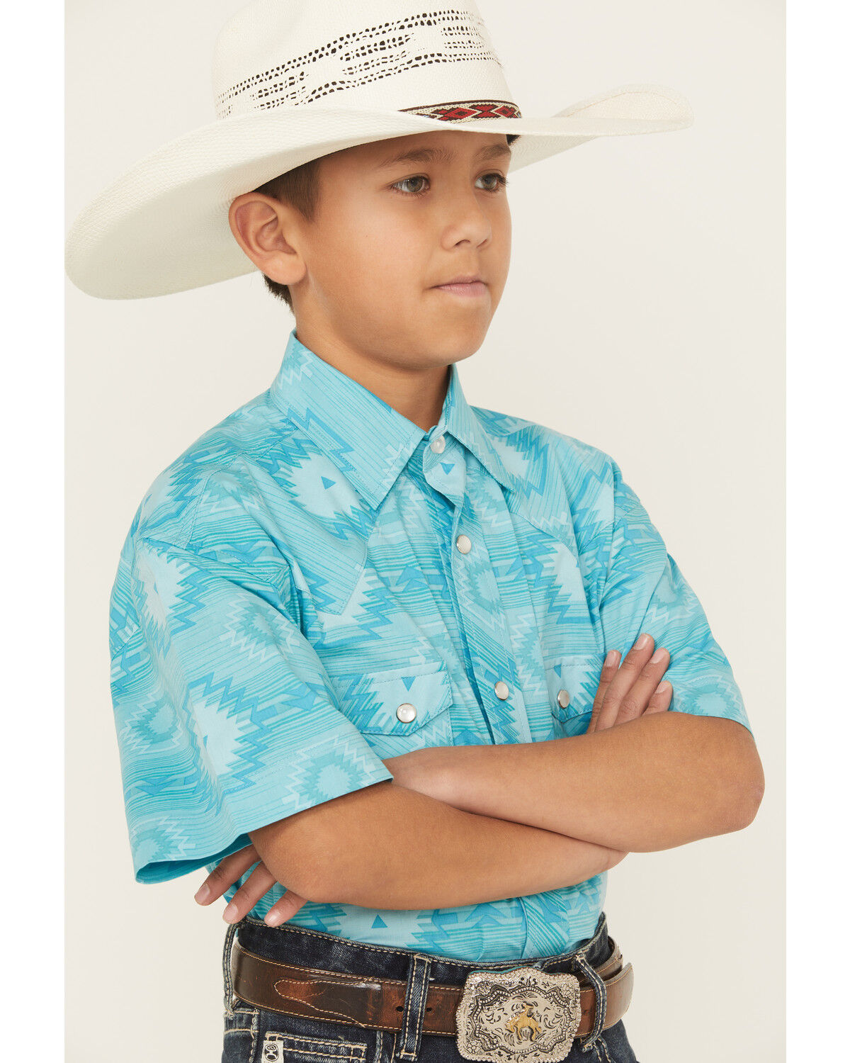 Boys Shortsleeve Western