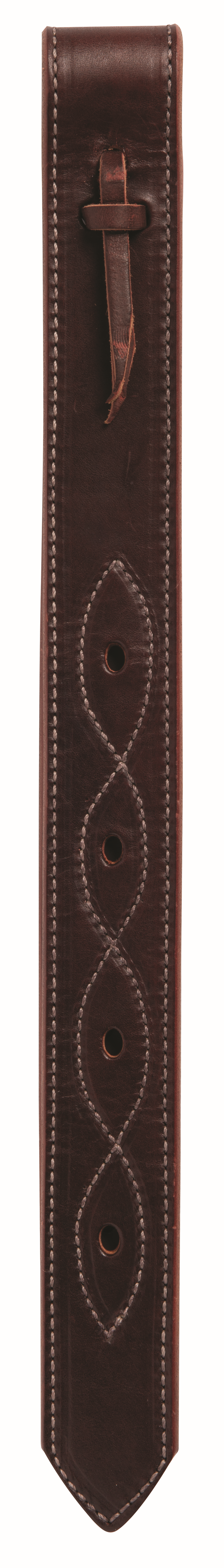 Burgundy Latigo Off Billets, Doubled and Figure 8 Stitching