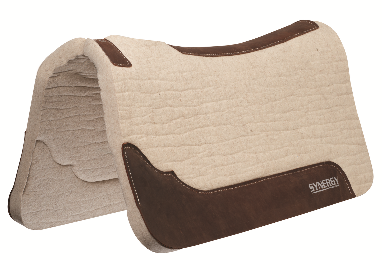 Synergy Contoured Steam Pressed 100% Merino Wool Felt Performance Saddle Pad