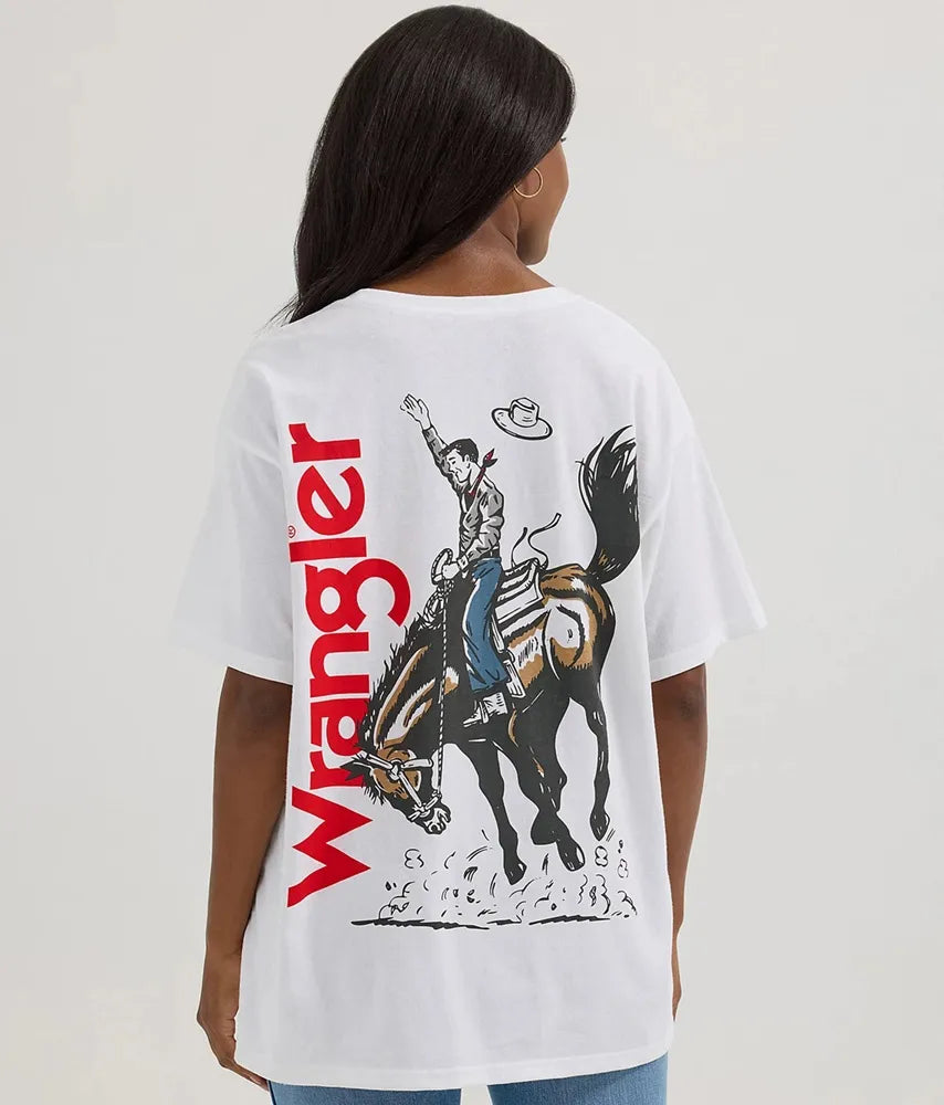 Ladies Oversize Graphic Tee