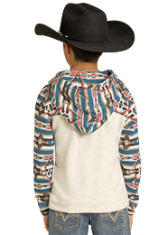 Boys Aztec hoodie