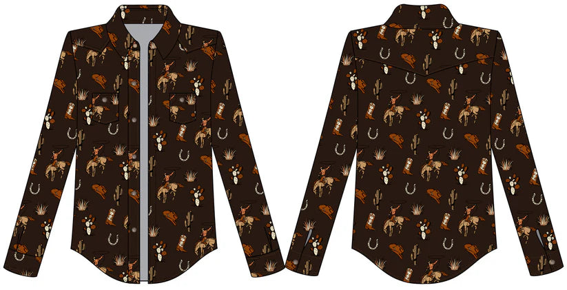 Girls Western Shirt