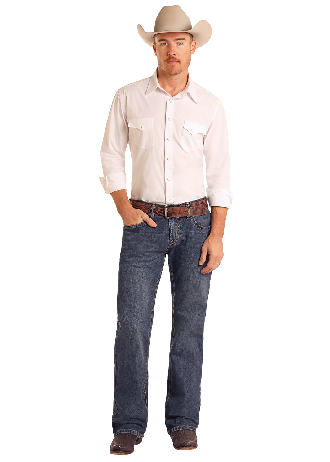 Men's Pistol Straight Leg Jeans