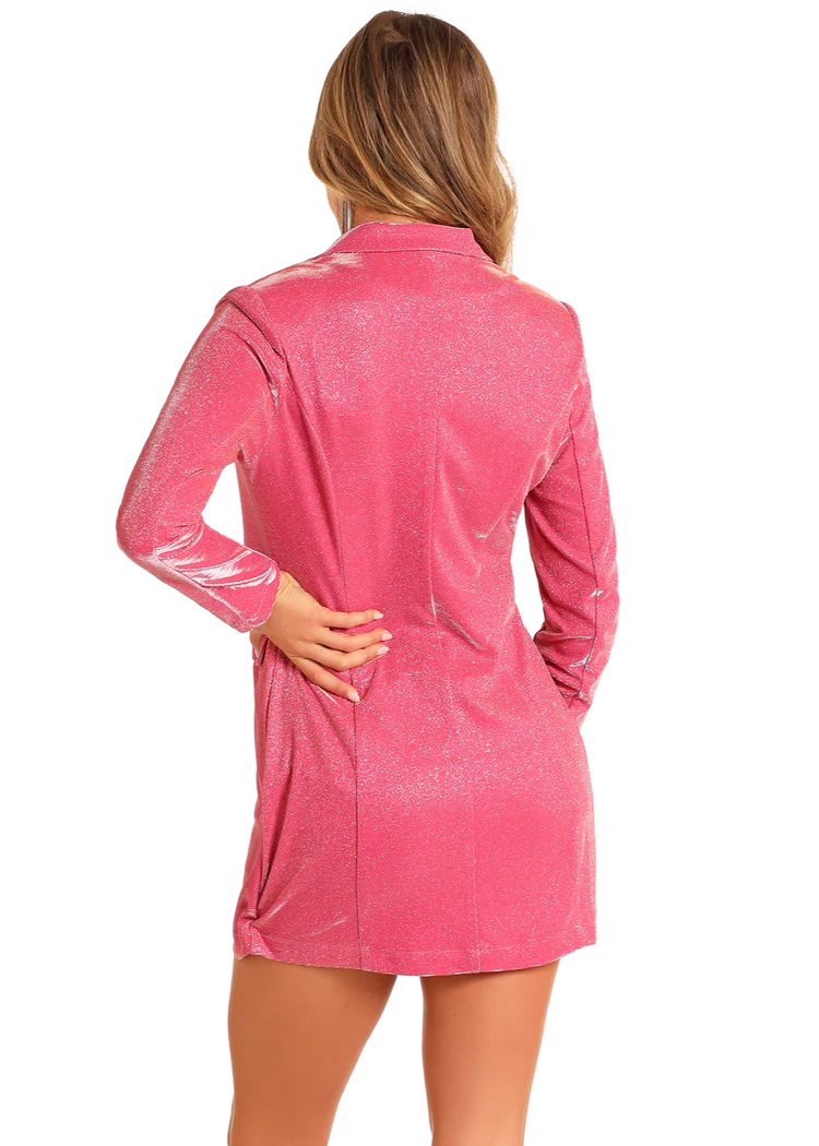 Ladies Iridescent Blazer Dress