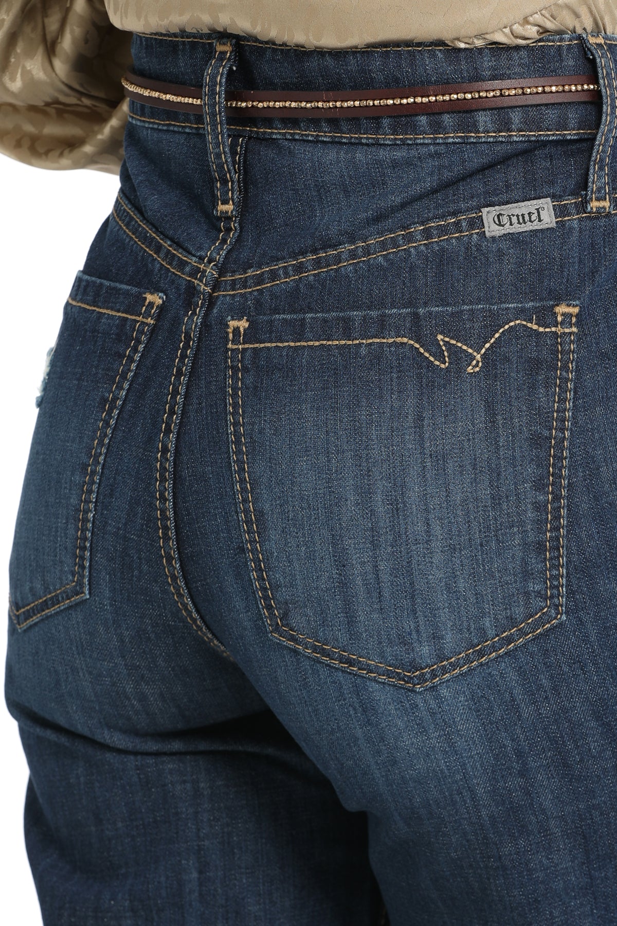 Ladies High Rise Skylar Wide Leg Jeans