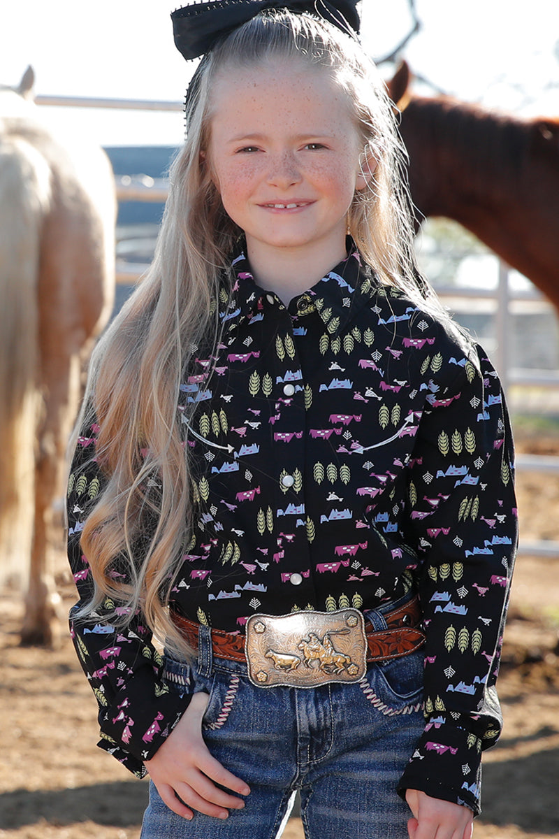 Girls Western Shirt