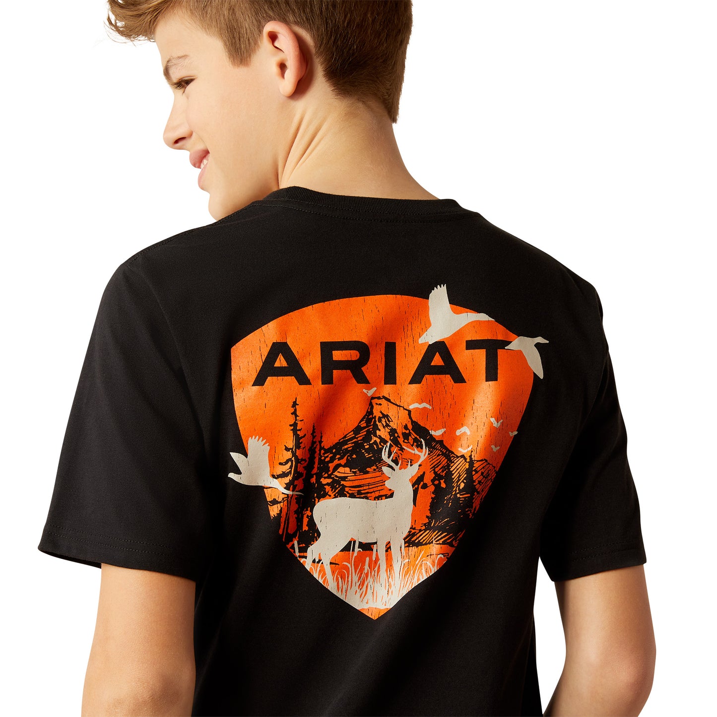 Boys Short Sleeve T-Shirt - Black
