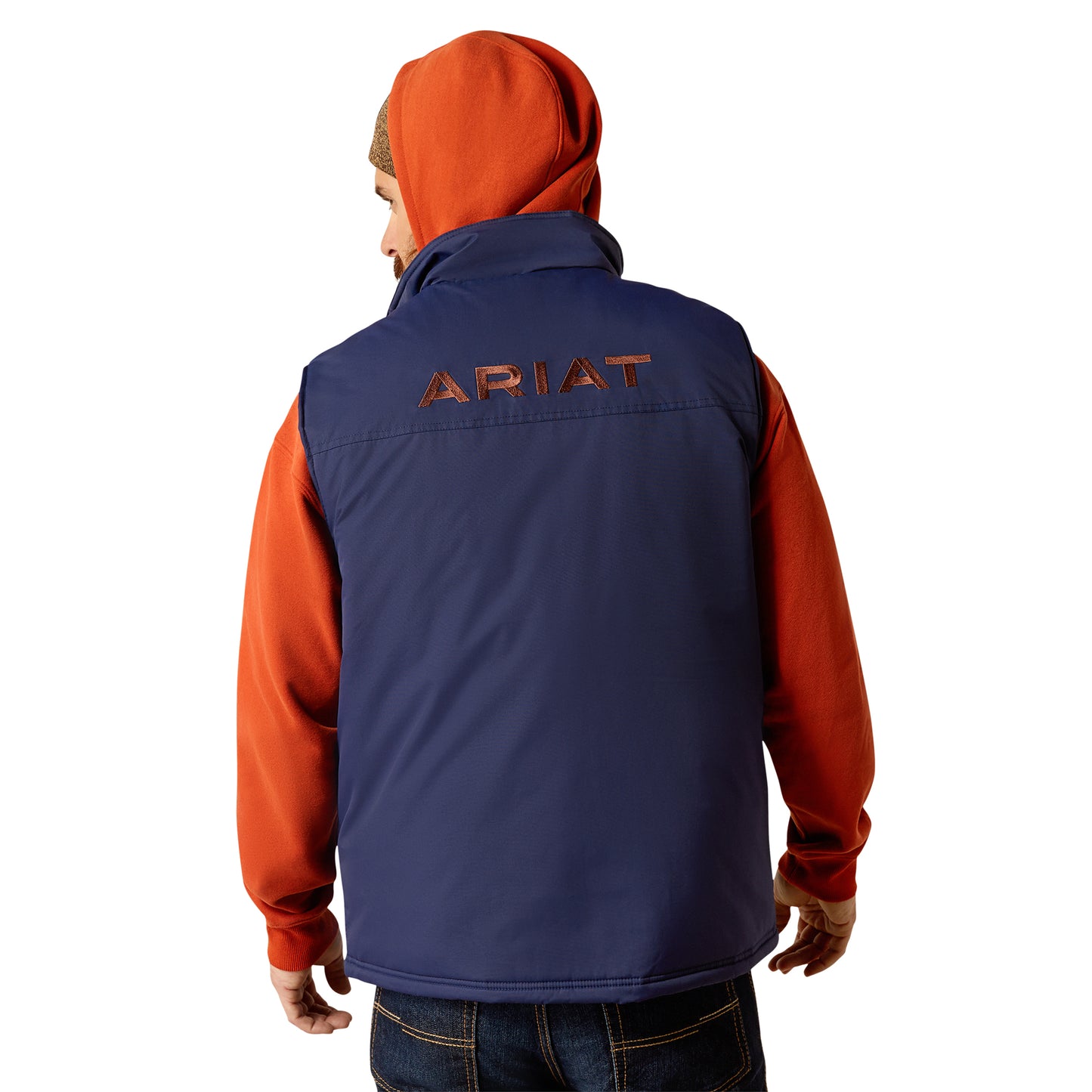 Men's Logo Insulated Vest - Blue