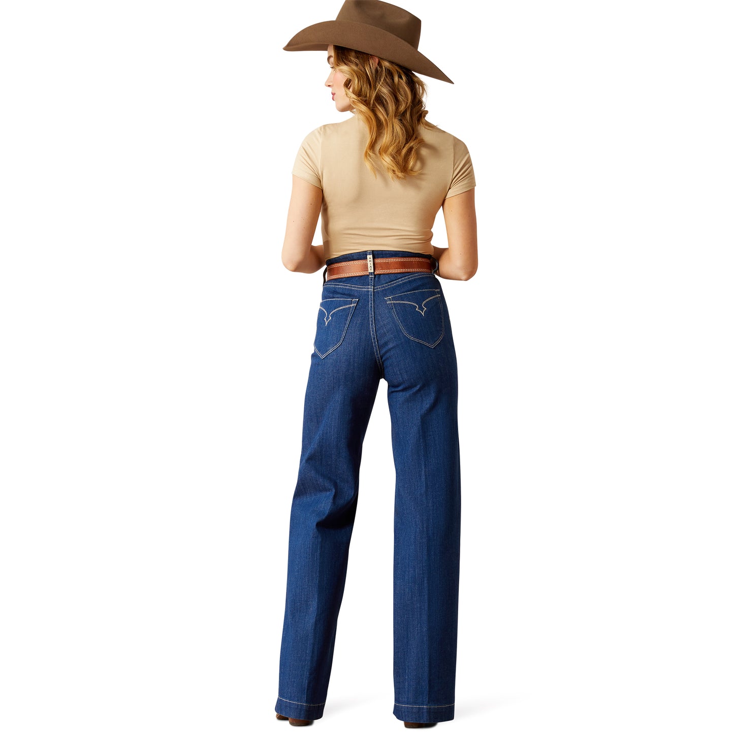 Ladies Ultra High Rise Wide Leg