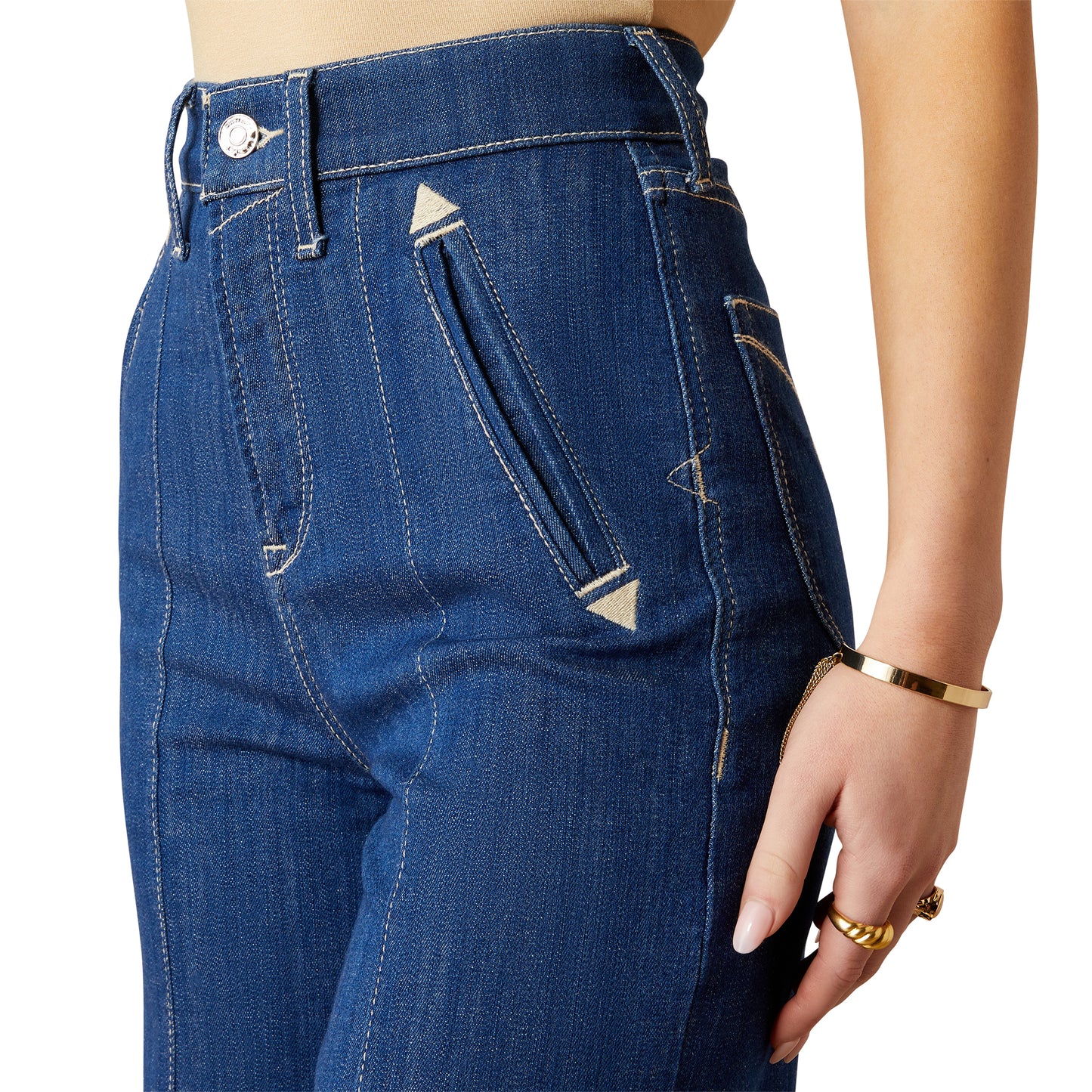 Ladies Ultra High Rise Wide Leg