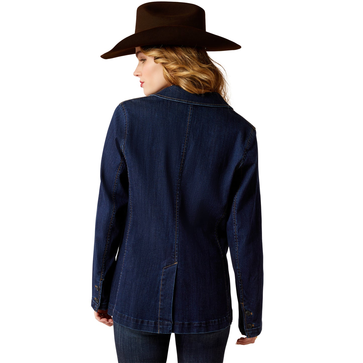 Ladies Denim Blazer - Midnight