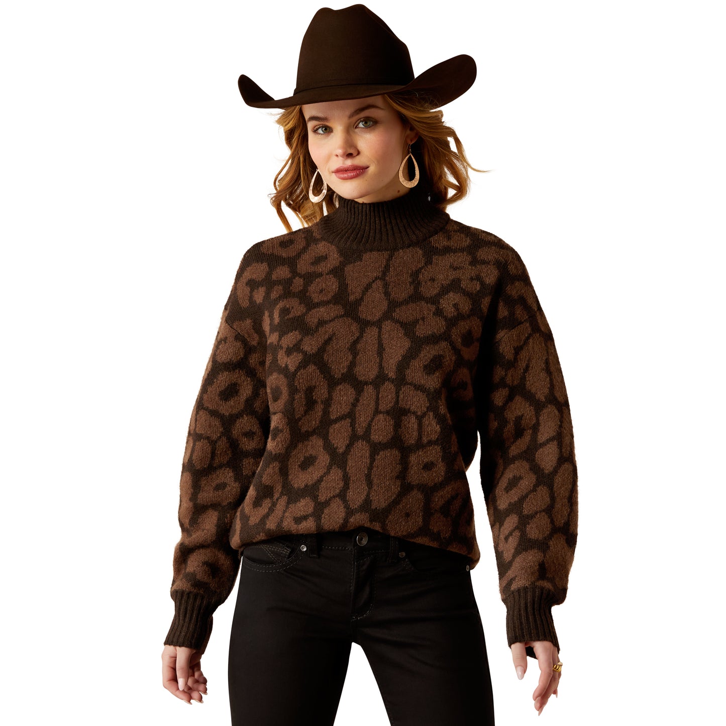 Ladies Moda Turtleneck Sweater